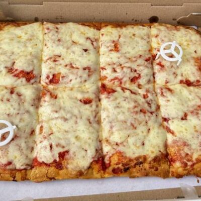 Square Sicilian Cheese Pizza